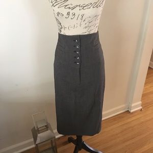 POW WOW Grey pencil skirt.  😍